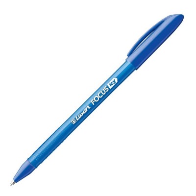 Ручка пишущий узел 1,0 мм, цвет чернил синий Focus Icy Luxor