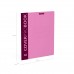 Тетрадь общая ученическая с пластиковой обложкой на скобе ErichKrause CoverProBook Neon, розовый, А5+, 48 листов, клетка