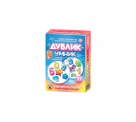 Настольная игра для детей Дублик-умник "Цифры и фигуры", 30 карточек