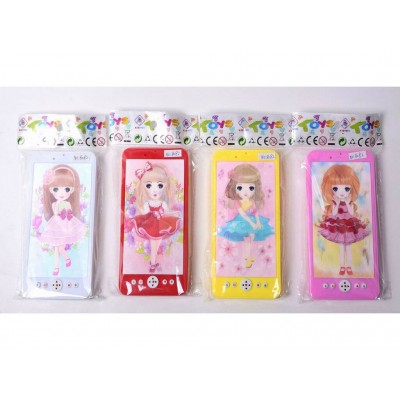 Музыкальный телефончик "Смартфон с куклами", цв. микс