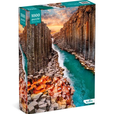 Пазл 1000 эл. Базальтовый каньон Студлагиль, Исландия