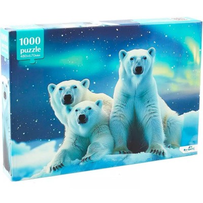 Пазл 1000 эл. Мишки на севере