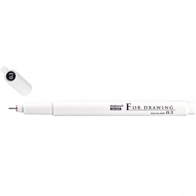 Лайнер Marvy Мульти-лайнер 4600-S 0.3мм, черный