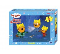 Пазл 35 элементов. Три кота. Зимние каникулы