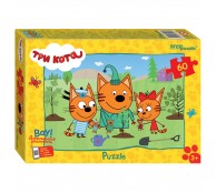 Пазл 60 элементов. Три кота