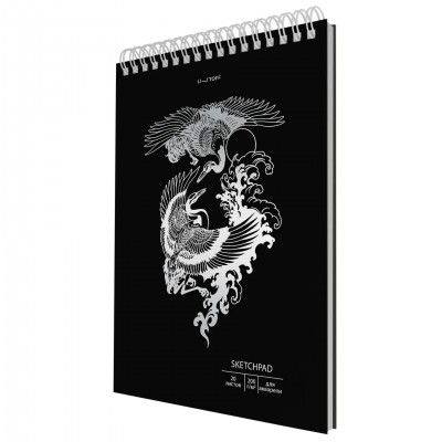 Скетчпад для акварели "Аисты", 20 листов, А4