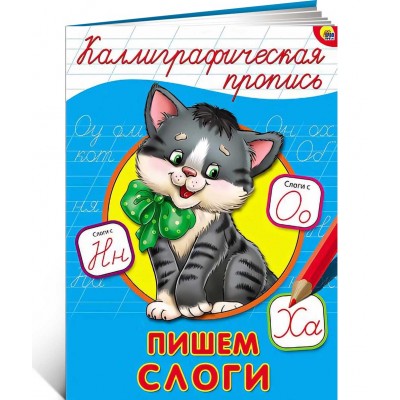 Каллиграфическая пропись. Пишем слоги