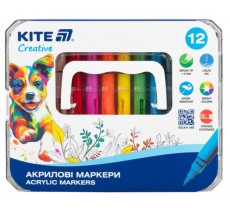 მარკერი აკრილის KITE K-1161 12ც Creative