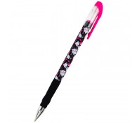 კალამი ბურთულიანი AXENT AB1049-44-A Floral Black, ლურჯი