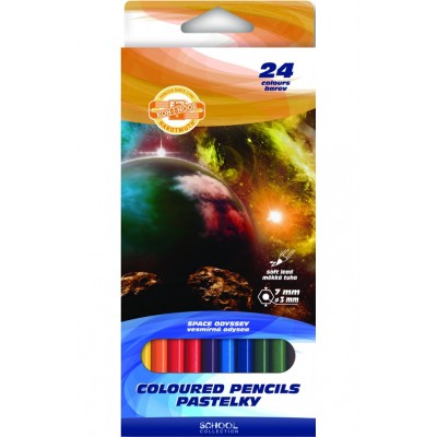 Цветные карандаши 24 цветов
