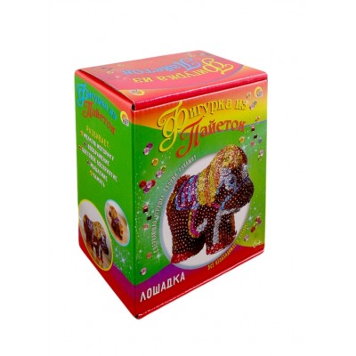 Фигурка из пайеток Лошадка