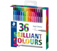 მარკერი პერმანენტული ორმხრივი Staedtler 36ც.