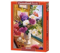 Пазл 1000. Натюрморт с гортензиями