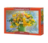 Пазл 1000 элементов Весенние цветы в зеленой вазе Пазл 1000 элементов Весенние цветы в зеленой вазе