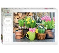 Пазл 560 элементов Весенние цветы