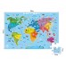 Пазл напольный XXL Карта мира
