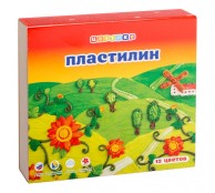 Набор пластилина Цветик 12 цветов