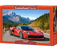 Пазлы для взрослых и детей, 500 элементов, деталей Castorland Суперкар в горах
