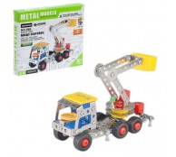 Конструктор металлический Машина-кран, 154 детали