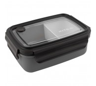 კონტეინერი საკვების KITE პლასტ. K22-459-4 800მლ. ნაცრისფერი