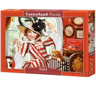 500 элементов Женщина в шляпе