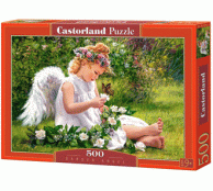 500 элементов Девочка с бабочкой