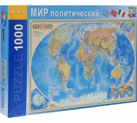 Политическая карта мира. Пазл, 1000 элементов Политическая карта мира. Пазл, 1000 элементов
