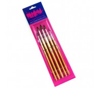 Набор кистей Пони Художественные материалы Андеграунд 5 шт (кр №1,2,3,4,5)