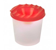 Стакан-непроливайка для кистей одинарный Цветик