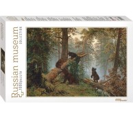 Пазл Мозаика puzzle 1000 Утро в сосновом лесу