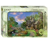 Пазл /Коттедж у старинного моста/, 1000 элементов