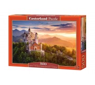 Вид на замок Нойшванштайн, Германия